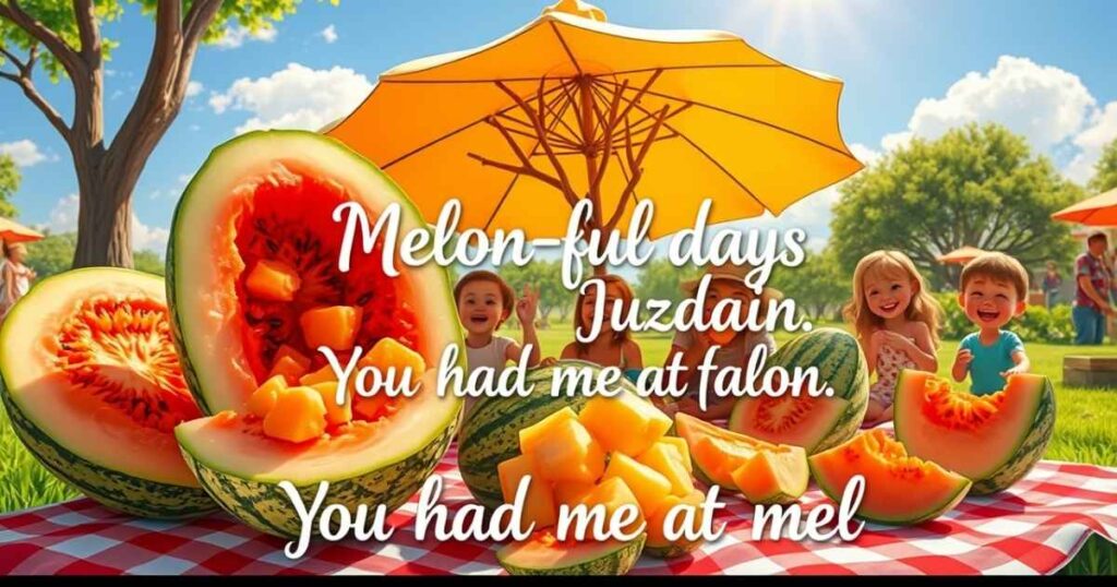 Melon puns for Instagram captions